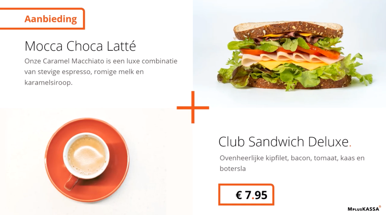 Dagdeal Digitale Menukaart