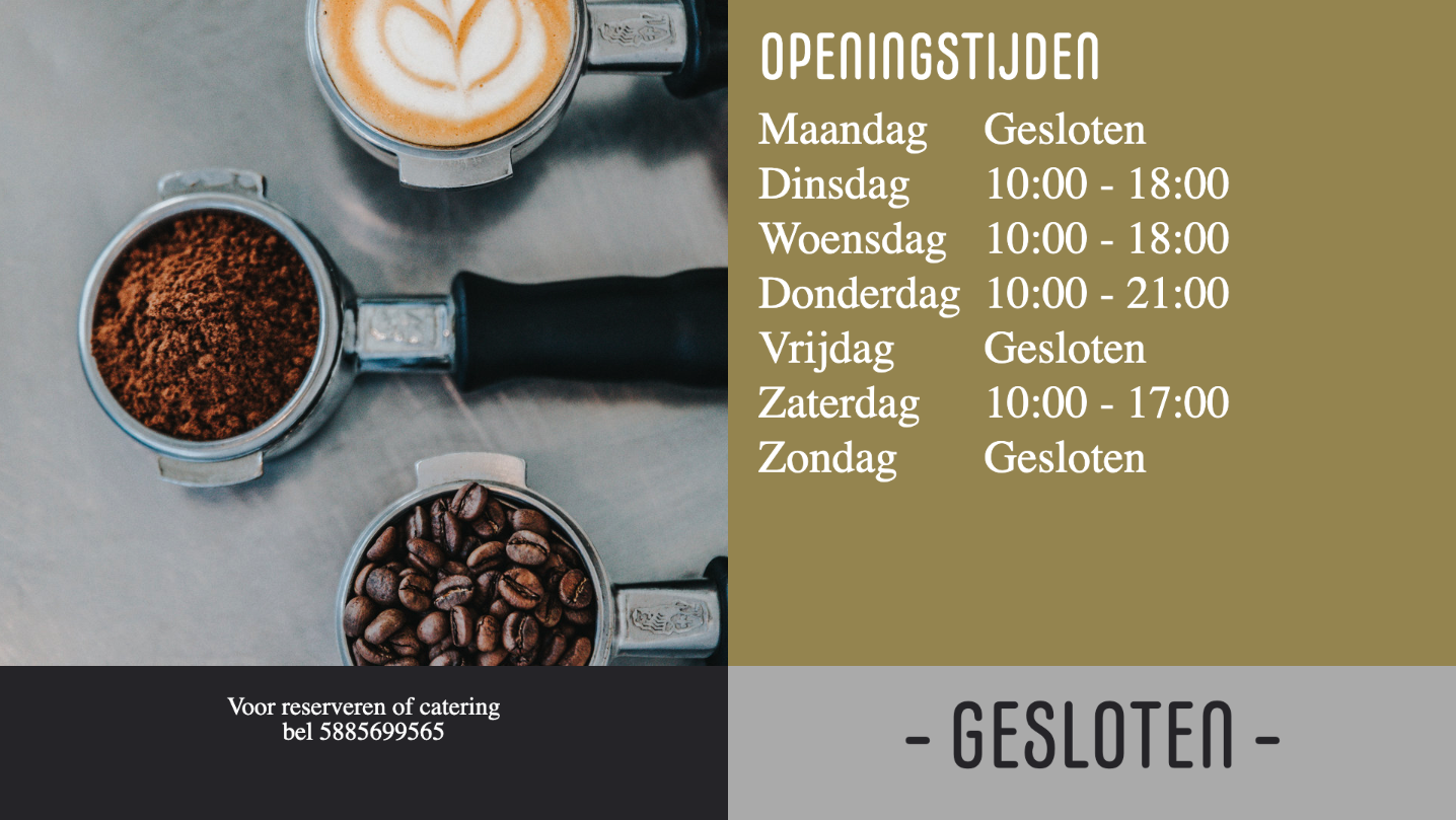 Laat zien wanneer je open bent