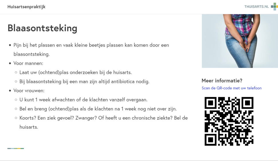 Over medische informatie met de Thuisarts.nl app.