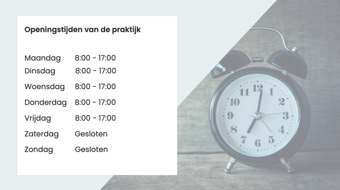 Over openingstijden, personeel en de wifi-code.