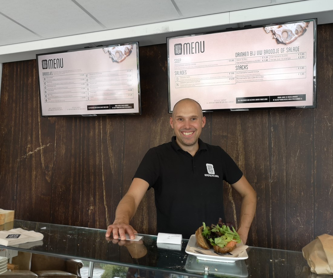 Broodjeszaak Heerlijk Zwolle Narrowcasting Butlertv