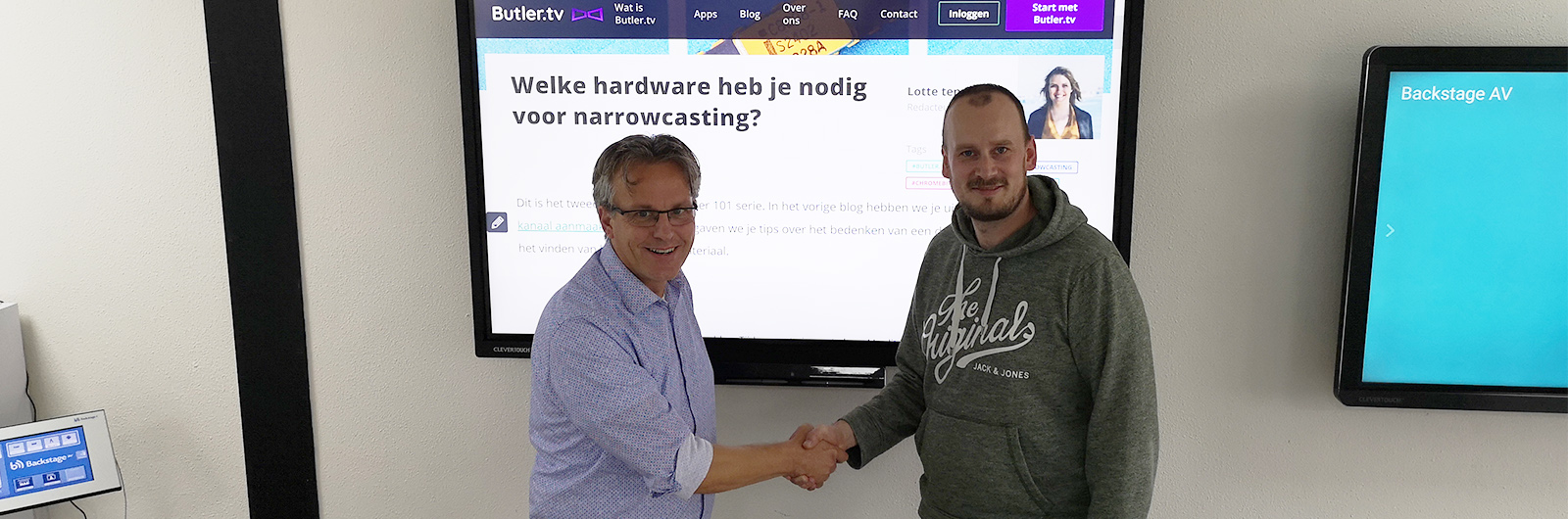 Butler.tv en Backstage AV zetten in op co-creatie