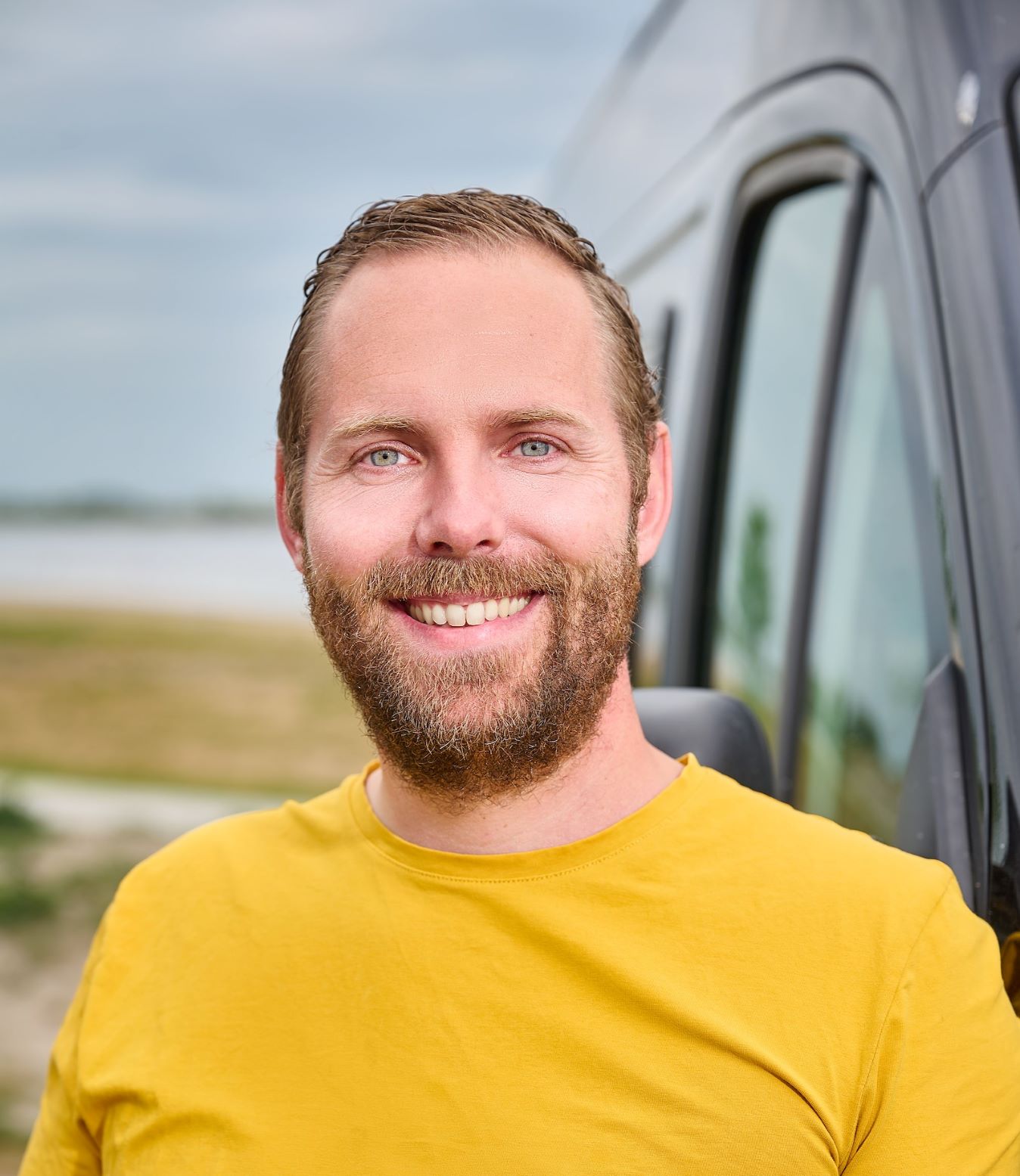 Foto van Nico de Jong bij testimonial