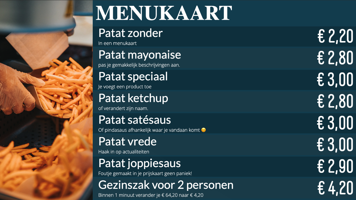 Met foto en beschrijvingen