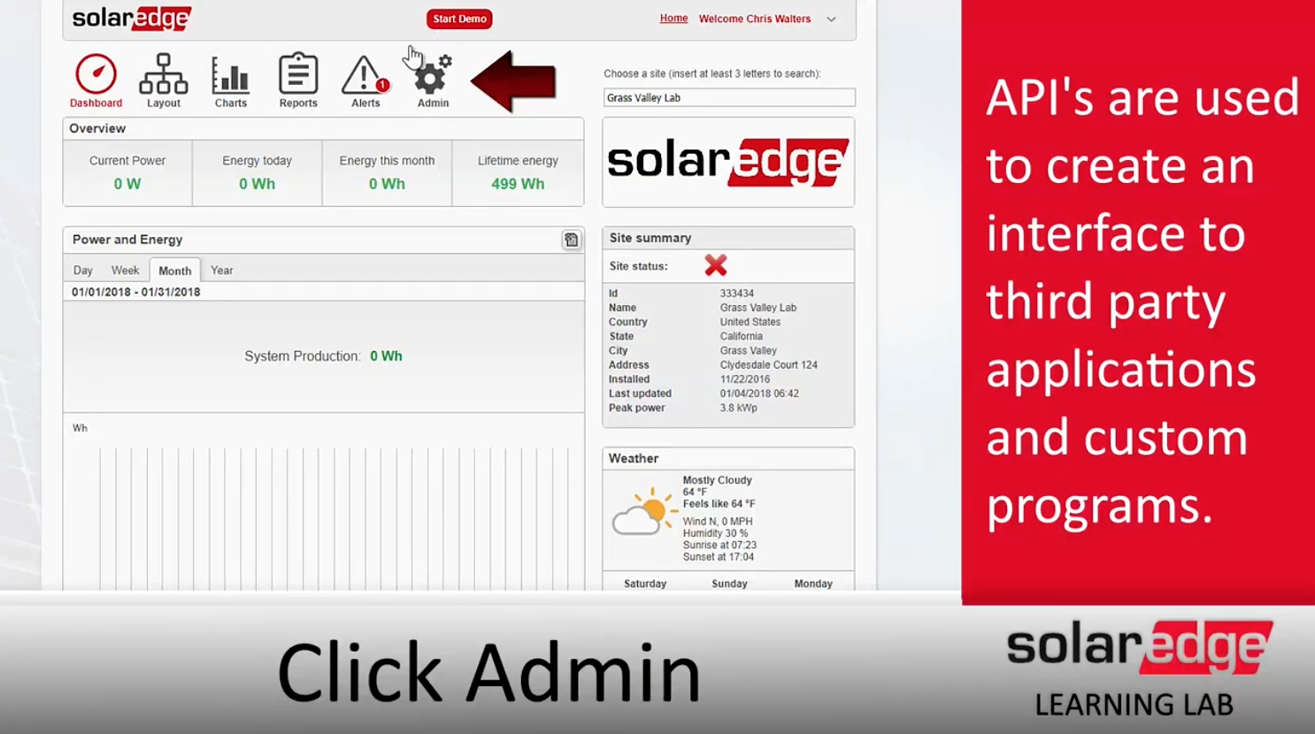 Achterhaal jouw API key om SolarEdge te koppelen