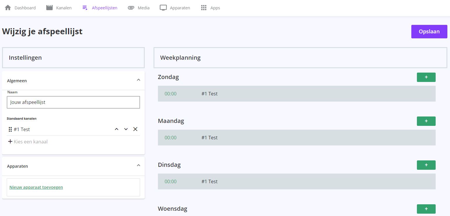 Stap 3: Creëer een afspeellijst